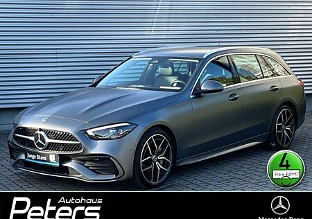 Mercedes-Benz C 220 d T AMG selenitgrau magno LED/RFK/Shz/MBUX