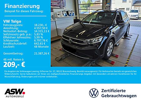 VW Taigo Volkswagen Life 1.0 TSI LED Navi PDC SHZ AppConnect