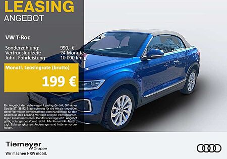 VW T-Roc Volkswagen Cabrio 1.0 TSI STYLE NAVI KAMERA LED+ VIRT