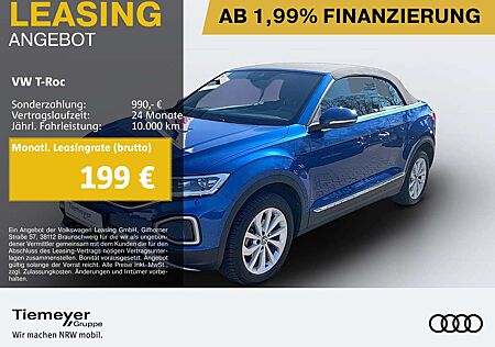VW T-Roc Volkswagen Cabrio 1.0 TSI STYLE NAVI KAMERA LED+ VIRT