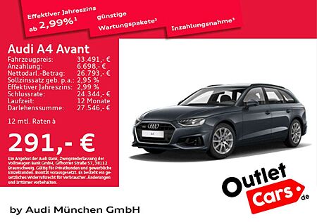 Audi A4 45 TFSI qu. S tronic LED/Virtual+/Navi+