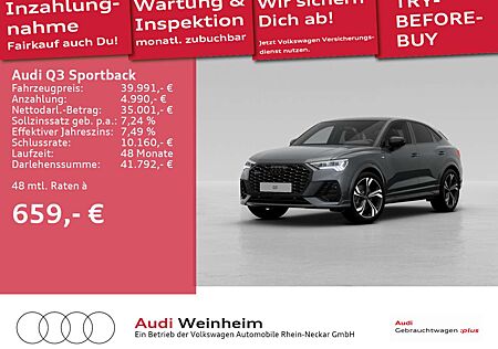 Audi Q3 40 TFSI quattro Black-Paket S-Line