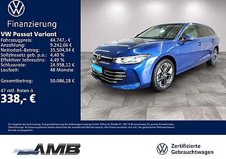 VW Passat Variant Volkswagen Elegance eHybrid neuesMod./12.29G