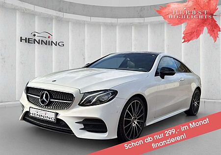 Mercedes-Benz E 200 Coupé AMG Pano Burmester Kamera Wide Totw