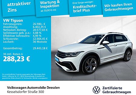 VW Tiguan Volkswagen 2.0 TDI R-Line ACC Kamera Navi LED