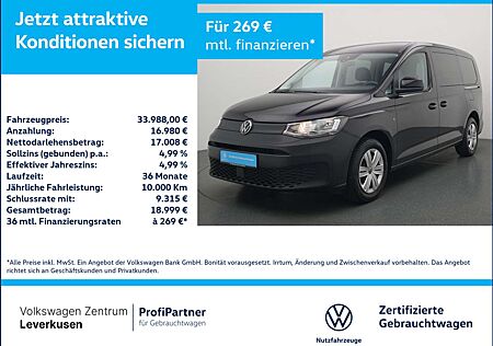VW Caddy Volkswagen Maxi ACC SHZ PDC PORT NAVI 7 SITZER LANG