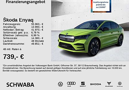 Skoda Enyaq Coupe RS 82 kWh 4x4 *LED*AHK*ACC*HdUp*21"