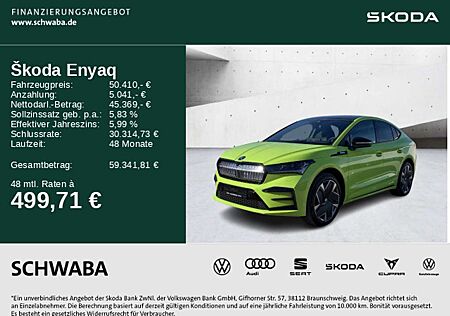 Skoda Enyaq Coupe RS 82 kWh 4x4 *LED*AHK*ACC*HdUp*21"