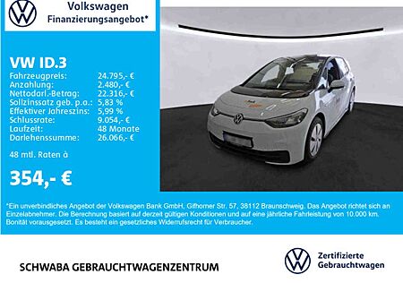 VW ID.3 Volkswagen Pro Performance Batt-Kap 62 kW/h LED*8-fach