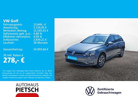 VW Golf Variant Volkswagen Golf VII 1.0 TSI JOIN Klima Bluetooth Sitzhzg.