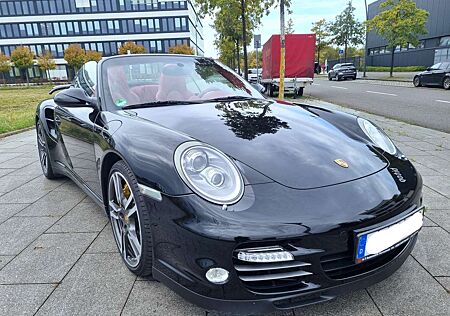 Porsche 997 Turbo S Cabrio/1 HAND/LEDER ROT/CERAMIK/