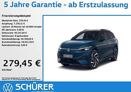VW ID.7 Volkswagen Tourer Pro S 86kW BlackStyle AHK Wärmepumpe 360...