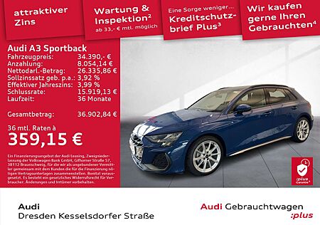 Audi A3 30 TFSI S-Line Navi LED Kamera AHZV