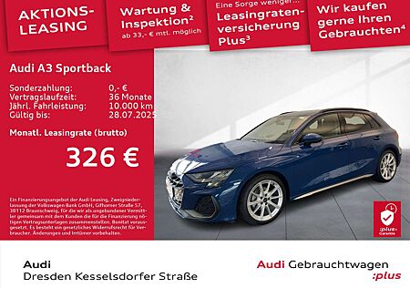 Audi A3 30 TFSI S-Line Navi LED Kamera AHZV