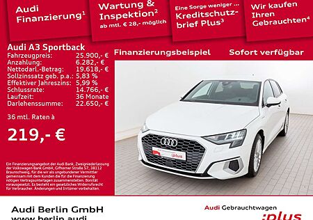 Audi A3 advanced 40 TFSI e S tr. RFK NAVI
