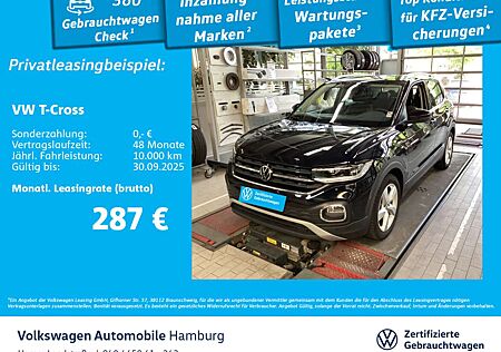 VW T-Cross Volkswagen Style 1.0 TSI DSG Navi Sitzheizung PDC