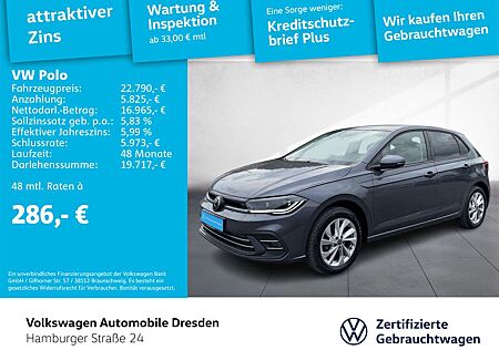 VW Polo Volkswagen Style 1.0 l TSI DSG IQ APP NAVI PDC TRAVEL