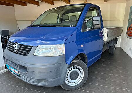 VW T5 Transporter Volkswagen Pritsche 1.Hand TUEV 07/2026 LKW Anhaengerkupplung