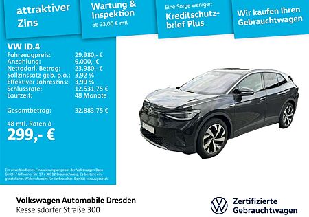 VW ID.4 Volkswagen Tech ACC Kamera Pano Navi LED