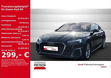Audi A5 Sportback 40 TDI quattro S line Matrix AHK