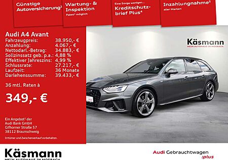 Audi A4 S line 40TFSI S line comp AHK NAV VIRT