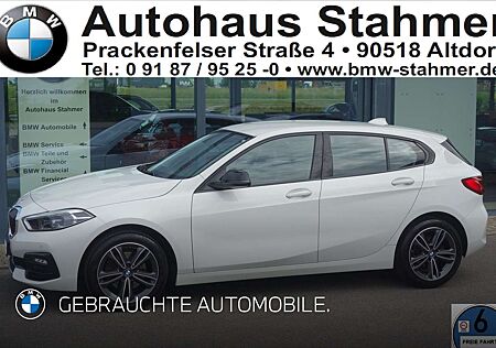 BMW 118 d Sport Line LED WLAN Tempomat AHK Klimaaut.