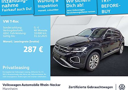 VW T-Roc Volkswagen 1.5 TSI Style DSG Navi AHK LED uvm