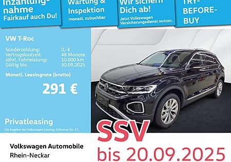 VW T-Roc Volkswagen 1.5 TSI Style DSG Navi AHK LED uvm