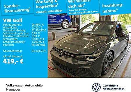 VW Golf GTI Volkswagen Golf VIII 2.0 TSI DSG GTI Navi Pano Kamera ACC L