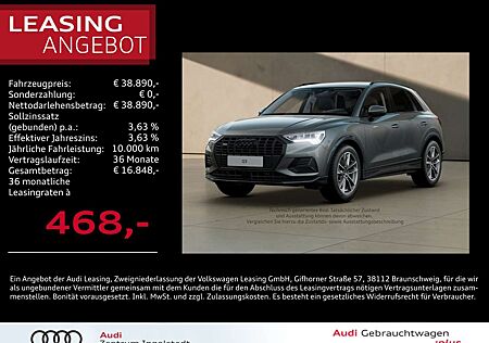 Audi Q3 40 TFSI qu LED AHK Optik-schw.+ 19" advanced