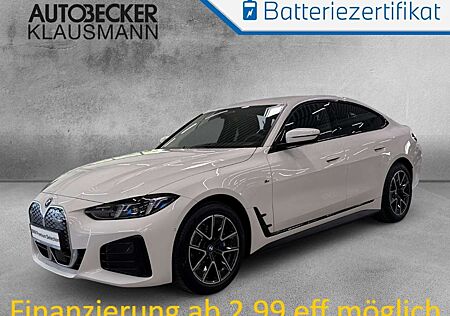BMW i4 xDRIVE40 M SPORT AHK 18''LC PROF HuD 360°KAMERA LE