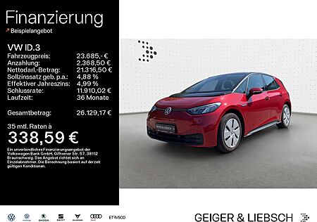 VW ID.3 Volkswagen Pro Performance Navi Pro+HUD