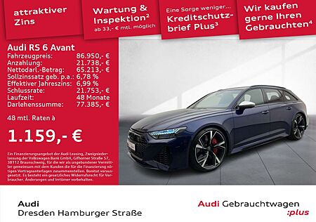 Audi RS6 4.0TFSI Dynamik-Paket plus Nachtsicht