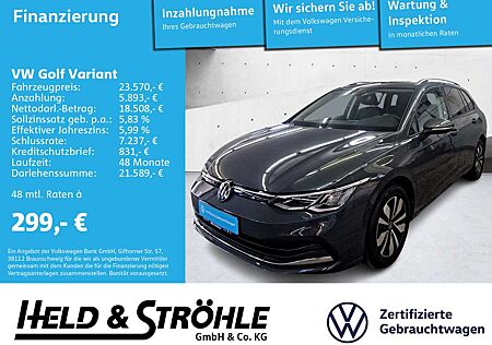 VW Golf Variant Volkswagen MOVE 1.0 TSI AHK LED NAV PDC SHZ