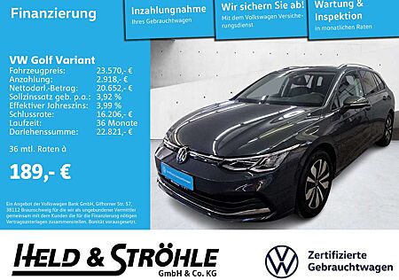 VW Golf Variant Volkswagen MOVE 1.0 TSI AHK LED NAV PDC SHZ