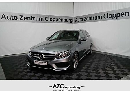 Mercedes-Benz C 180 T CGI AMG Line+Pano+LED+Navi+Leder+PDC+18''