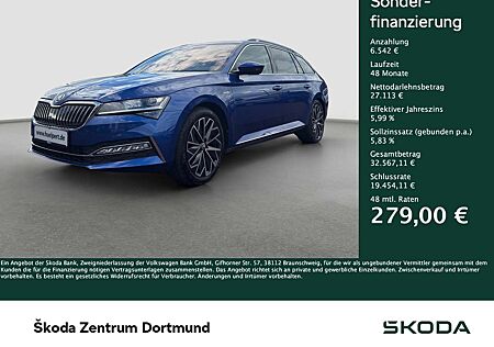 Skoda Superb gebraucht kaufen Skoda Superb Combi 2.0 L&K LEDER PANO CAM ACC LM18 NAVI