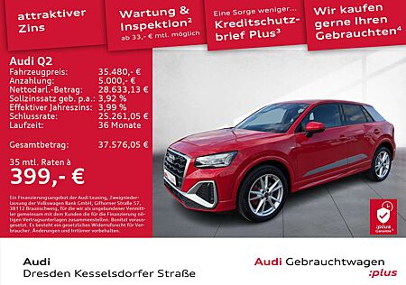 Audi Q2 35 TFSI S-Line PDC LED Navi DAB