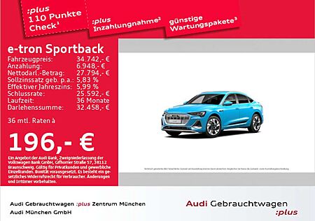 Audi e-tron 50 qu. S line ACC/Virtual+/HuD/