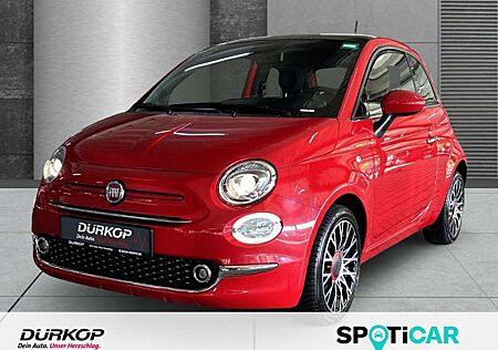 Fiat 500 1.0 Mild Hybrid Red Panodach Einparkhilfe