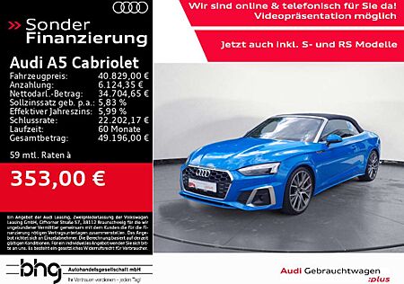 Audi A5 Cabrio 40 TFSI quattro S tronic S line