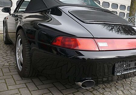 Porsche 993 Carrera Cabriolet Automatik schwarz /schwarz