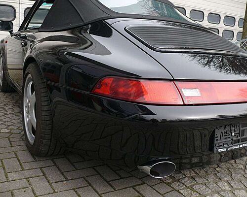 Porsche 993 Carrera Cabriolet Automatik schwarz /schwarz