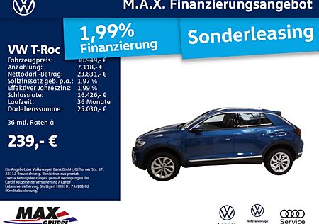 VW T-Roc Volkswagen 1.5 TSI STYLE LED+PANO+ACC+DCP+APP+SITZHZG