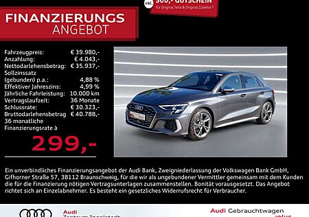 Audi S3 Sportback TFSI NAVI Leder virtual+ GRA 2xPDC