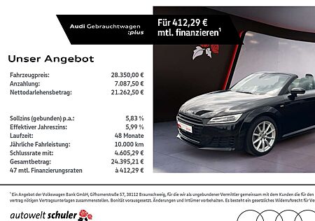 Audi TT Roadster 2.0 TFSI quattro S-line B&O Navi Xenon S