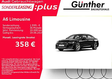 Audi A6 45 TFSI S LINE+WINTERRÄD+AHK+PANORA