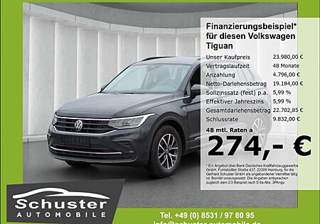 VW Tiguan Volkswagen Life 1.5TSI*AHK LED ACC Navi SHZ VKZ-Erk