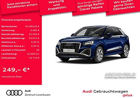 Audi Q2 S line AHK VIRT SHZ APP SPORTSITZE LED PDC