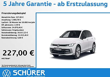 VW Golf Volkswagen VIII eHybrid Goal Navi AHK RKam Totwinkel ACC